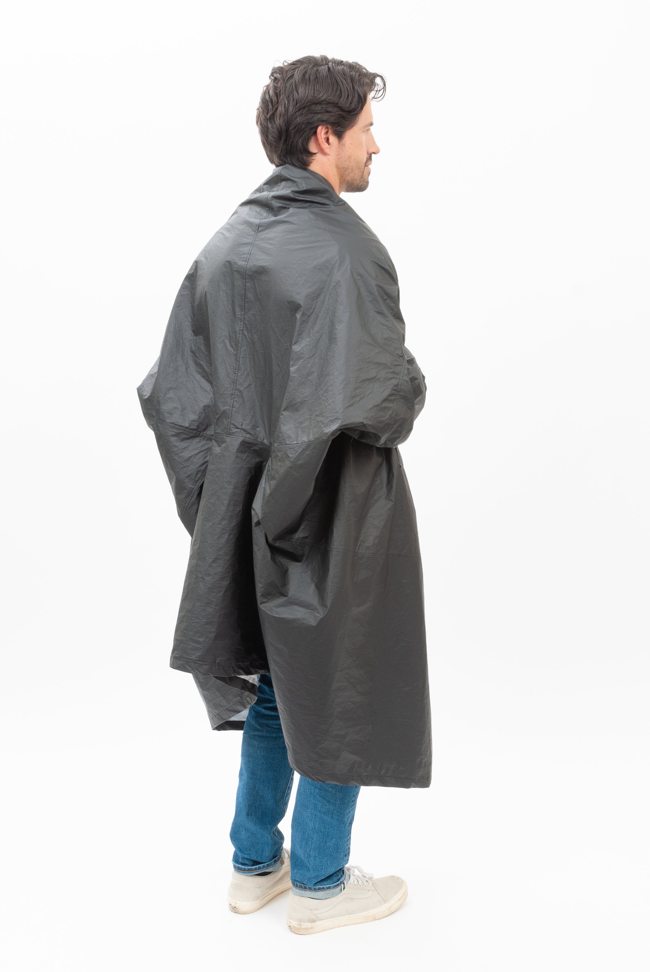 Black Hi-Tech Flip Coat